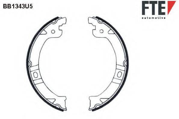 FTE BB1343U5 Комплект гальмівних колодок, стоянкова гальмівна система