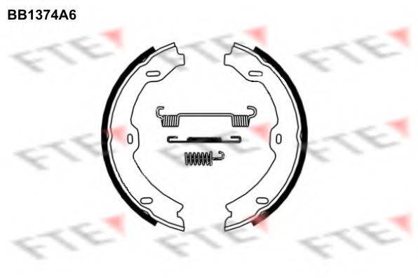 FTE BB1374A6 Комплект гальмівних колодок, стоянкова гальмівна система