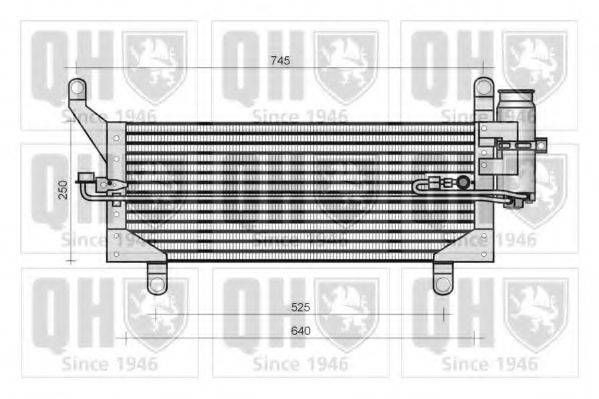 QUINTON HAZELL QCN100 Конденсатор, кондиціонер