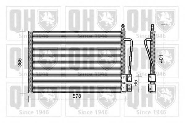 QUINTON HAZELL QCN243 Конденсатор, кондиціонер