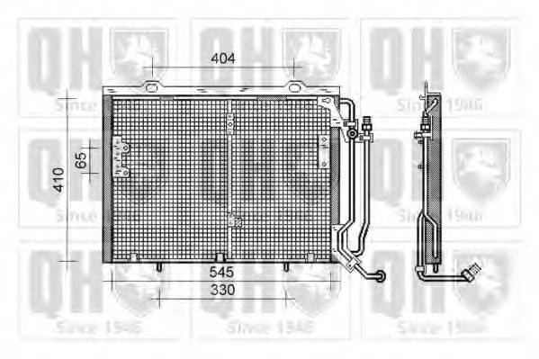 QUINTON HAZELL QCN291 Конденсатор, кондиціонер