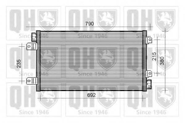 QUINTON HAZELL QCN378 Конденсатор, кондиціонер