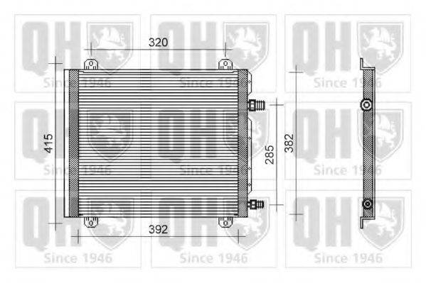 QUINTON HAZELL QCN401 Конденсатор, кондиціонер