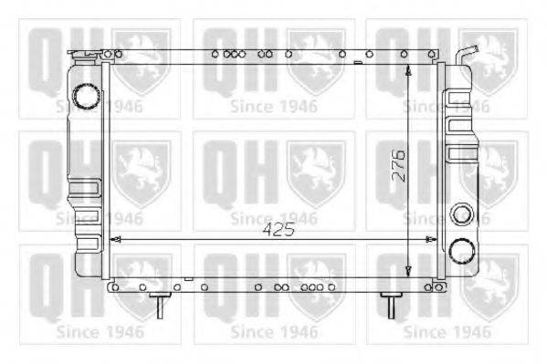 QUINTON HAZELL QER1302 Радіатор, охолодження двигуна