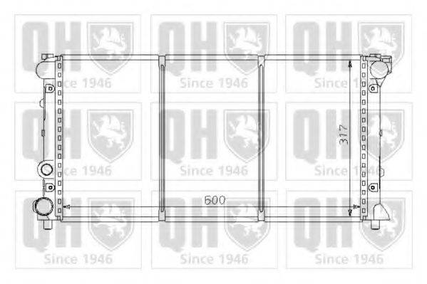 QUINTON HAZELL QER1357 Радіатор, охолодження двигуна