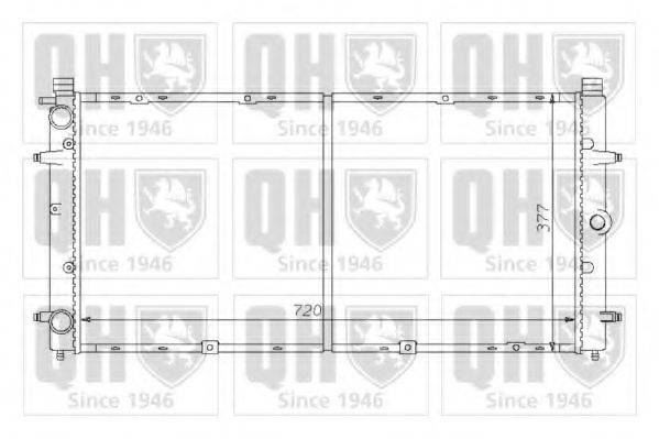 QUINTON HAZELL QER1421 Радіатор, охолодження двигуна