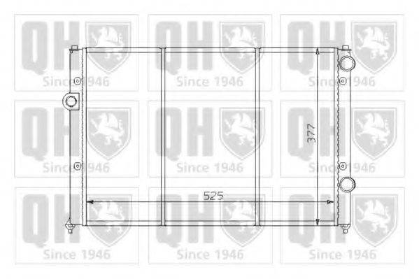 QUINTON HAZELL QER1424 Радіатор, охолодження двигуна