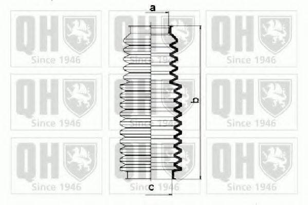 QUINTON HAZELL QG1258 Комплект пильника, рульове керування