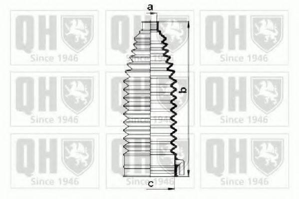 QUINTON HAZELL QG1352 Комплект пильника, рульове керування