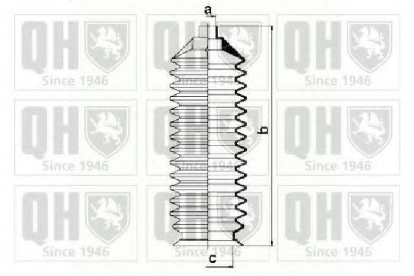 QUINTON HAZELL QG1406 Комплект пильника, рульове керування