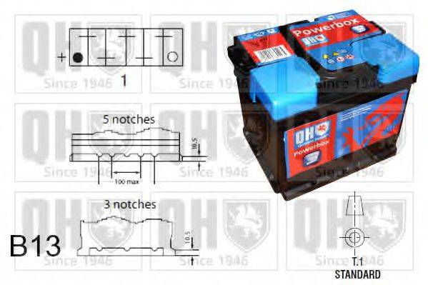 QUINTON HAZELL QBT0863 Стартерна акумуляторна батарея