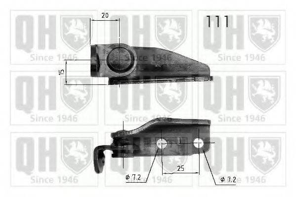 QUINTON HAZELL QTS840243 Газова пружина, кришка багажника