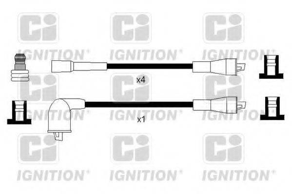 QUINTON HAZELL XC1180 Комплект дротів запалювання