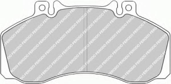 FERODO FVR501 Комплект гальмівних колодок, дискове гальмо