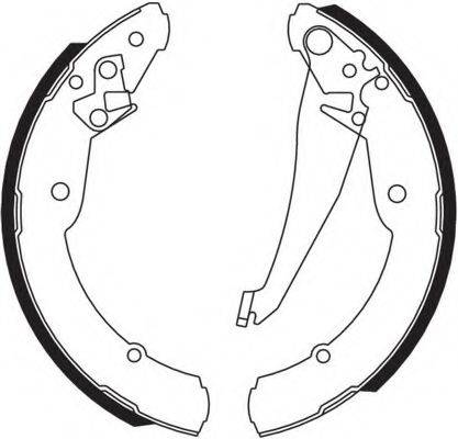 FERODO FSB549 Комплект гальмівних колодок