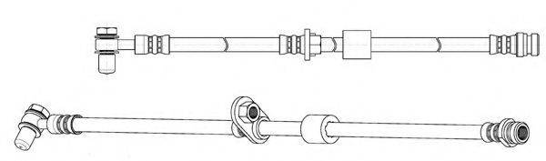 FERODO FHY2787 Гальмівний шланг