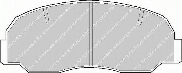 FERODO FSL532 Комплект гальмівних колодок, дискове гальмо