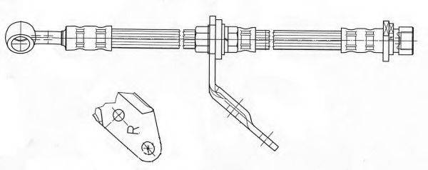 FERODO FHY3304 Гальмівний шланг