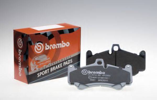 BREMBO 07B31423 Комплект високоефективних гальмівних колодок