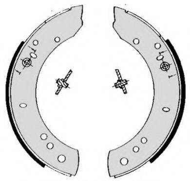 BREMBO S44502 Комплект гальмівних колодок