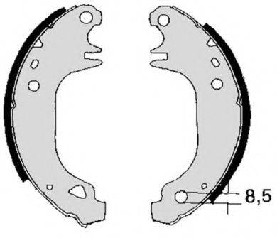 BREMBO S68517 Комплект гальмівних колодок