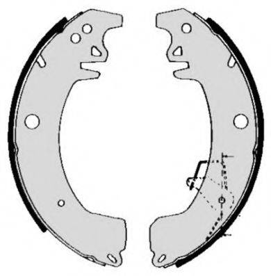 BREMBO S68537 Комплект гальмівних колодок