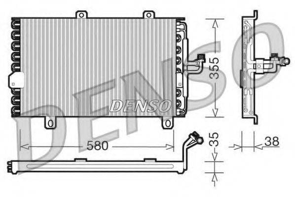 DENSO DCN09142 Конденсатор, кондиціонер