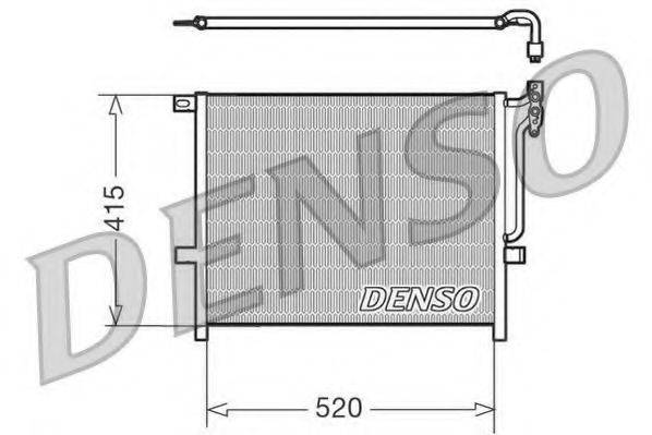 DENSO DCN05010 Конденсатор, кондиціонер