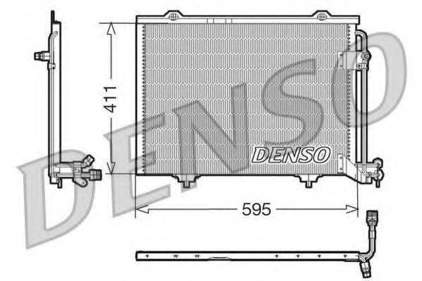 DENSO DCN17011 Конденсатор, кондиціонер