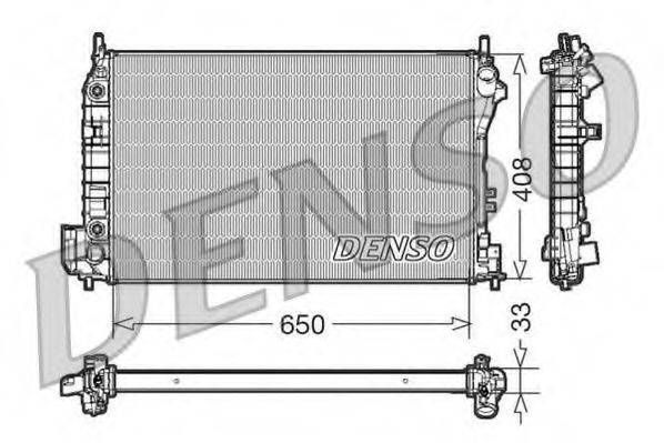 DENSO DRM20089 Радіатор, охолодження двигуна