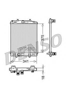 DENSO DRM21601 Радіатор, охолодження двигуна