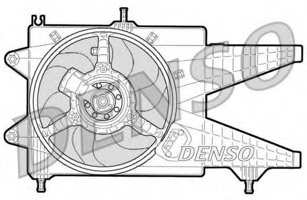 DENSO DER09041 Вентилятор, охолодження двигуна