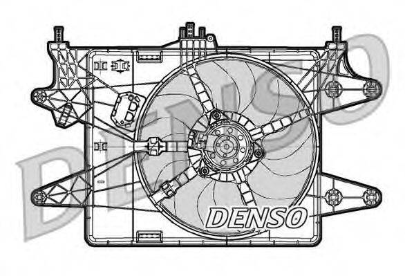 DENSO DER09082 Вентилятор, охолодження двигуна