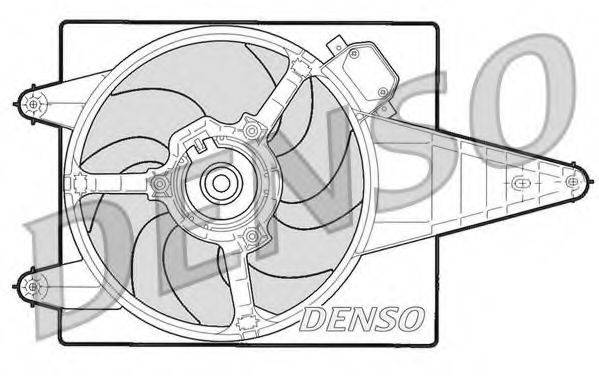 DENSO DER13204 Вентилятор, охолодження двигуна