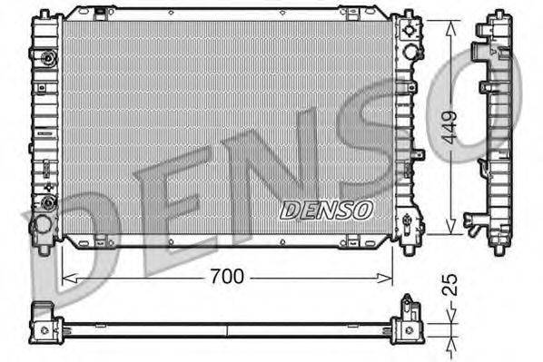 DENSO DRM10089 Радіатор, охолодження двигуна