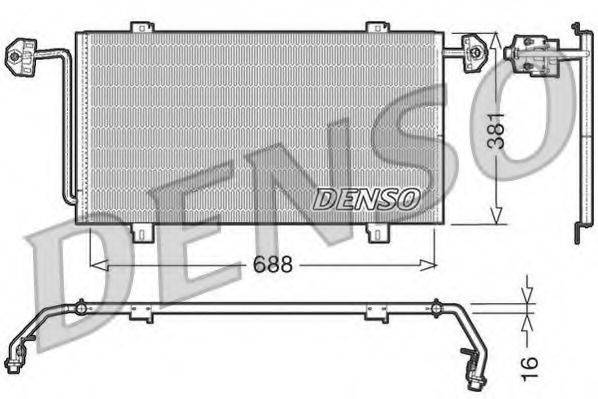 DENSO DCN23023 Конденсатор, кондиціонер