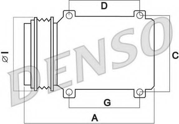 DENSO DCP02002 Компресор, кондиціонер