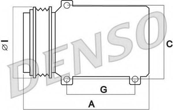 DENSO DCP02065 Компресор, кондиціонер