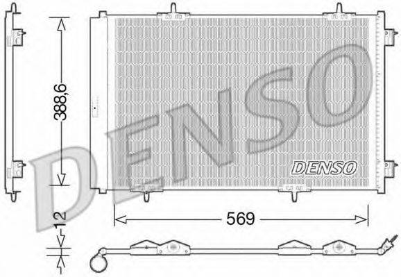 DENSO DCN21030 Конденсатор, кондиціонер