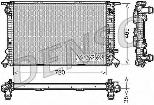 DENSO DRM02023 Радіатор, охолодження двигуна