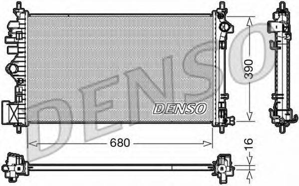 DENSO DRM20111 Радіатор, охолодження двигуна