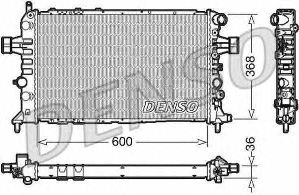 DENSO DRM20112 Радіатор, охолодження двигуна