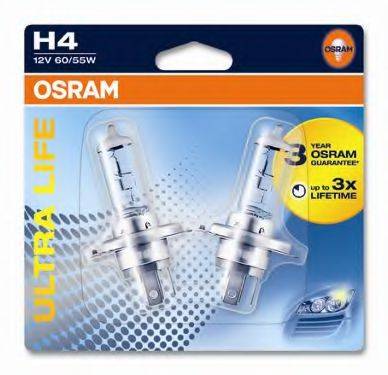 OSRAM 64193ULT02B Лампа розжарювання, фара далекого світла; Лампа розжарювання, основна фара; Лампа розжарювання, протитуманна фара; Лампа розжарювання, основна фара; Лампа розжарювання, фара далекого світла; Лампа розжарювання, протитуманна фара