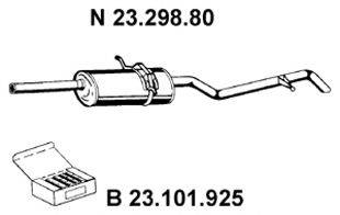 EBERSPACHER 2329880 Глушник вихлопних газів кінцевий