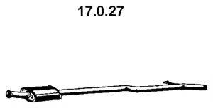 EBERSPACHER 17027 Середній глушник вихлопних газів