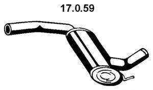 EBERSPACHER 17059 Середній глушник вихлопних газів