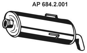 EBERSPACHER 6842001 Глушник вихлопних газів кінцевий