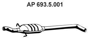 EBERSPACHER 6935001 Середній глушник вихлопних газів