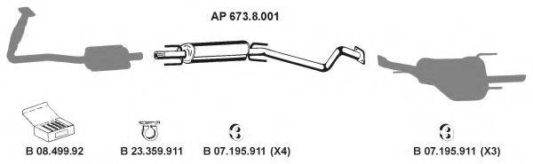 EBERSPACHER AP2308 Система випуску ОГ