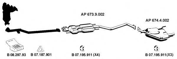 EBERSPACHER AP2313 Система випуску ОГ